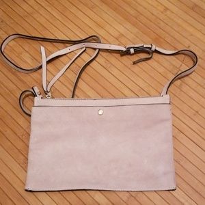 Small suede purse
